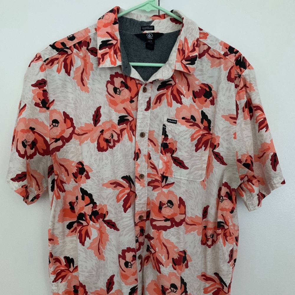 Floral Button Up